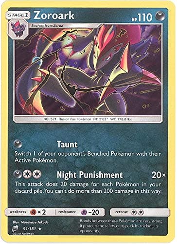 Zoroark - 91/181 - Holo Rare - Team Up - Image 1