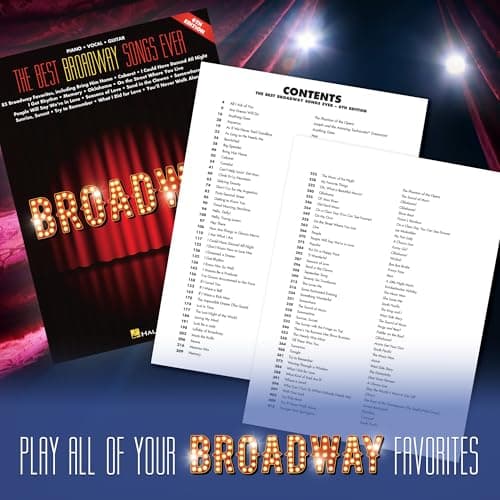 The Best Broadway Songs Ever - 6th Edition | Piano/Vocal/Guitar Songbook | 85 Essential Broadway Classics for Musicals and Theater Performers | Sheet Music for Piano Singers and Guitarists thumbnail 8