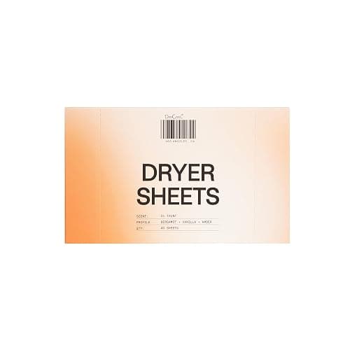 DedCool, Dryer Sheets, 01 Taunt, Fabric Softener, 40ct | Bergamot, vanilla & amber scent, non-toxic & vegan, softens & freshens - Image 1