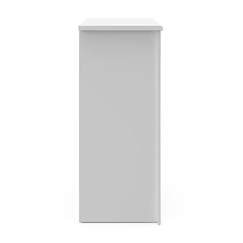 Storkcraft Crescent 4 Drawer Chest (White) – GREENGUARD Gold Certified, Dresser For Nursery, 4 Drawer Dresser, Kids Dresser, Nursery Dresser Drawer Organizer, Chest of Drawers thumbnail 7