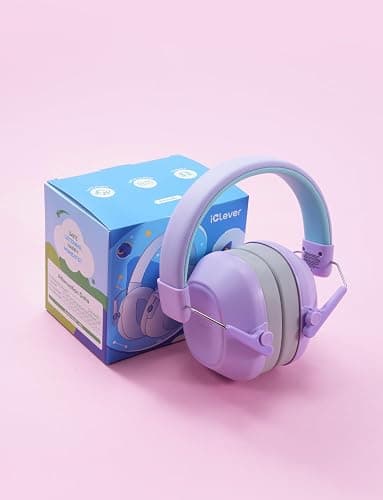 iClever Noise Cancelling Headphones for Kids Adults, SNR 29dB Safety Noise Reduction Ear Muffs for Autism Sensory &Concentration Aid, Ear Hearing Protection for Fireworks/Event/Monster Truck/Concert thumbnail 7