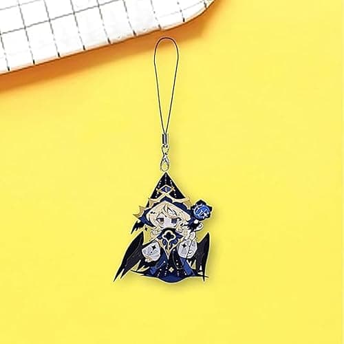 Hxsh Industrial 4 PCS Cookie Run Kingdom Inspired Phone Charm - Cute Character Acrylic Pendant, Anti-Loss Keychain Accessory for Phone, Bag, Gift. thumbnail 2