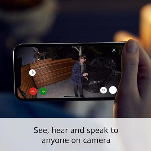 Ring Spotlight Cam Plus, Battery (newest model), Home or business security with HD video, Two-Way Talk, Color Night Vision, and Security Siren, Black thumbnail 2