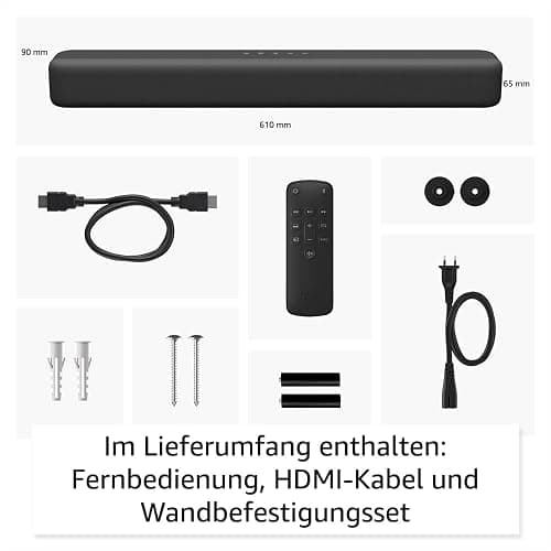 Amazon Fire TV Soundbar, 2.0-Lautsprecher mit DTS Virtual:X und Dolby Audio sowie Bluetooth-Unterstützung thumbnail 6