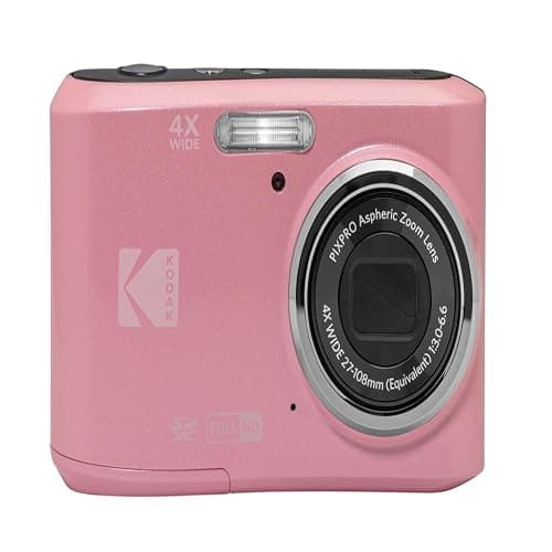 Kodak PIXPRO FZ45 16MP Point and Shoot Digital Camera with 4X Optical Zoom - Compact 27mm Wide Angle Lens for Clear Photos - 2.7 Inch LCD Screen for Families and Travelers - Pink thumbnail 2