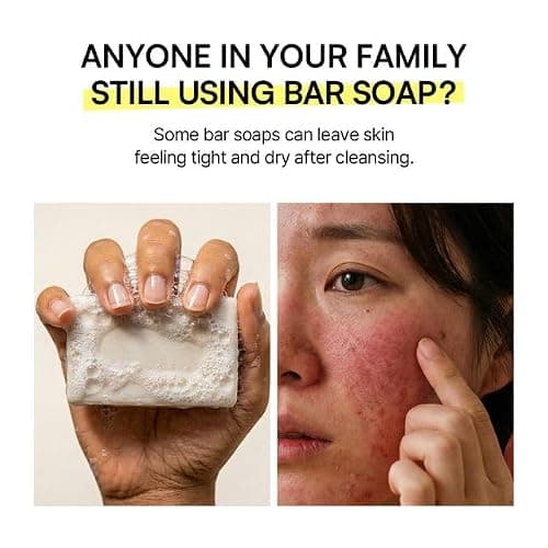 ROUND LAB 1025 Dokdo Cleanser 10.14 Fl Oz, Low pH Facial Cleanser for Sensitive Skin, Rich Soft Bubbles for Deep Cleansing and Makeup Removal, Hydrating Face Wash with Deep Sea Water, Korean Skin Care thumbnail 3