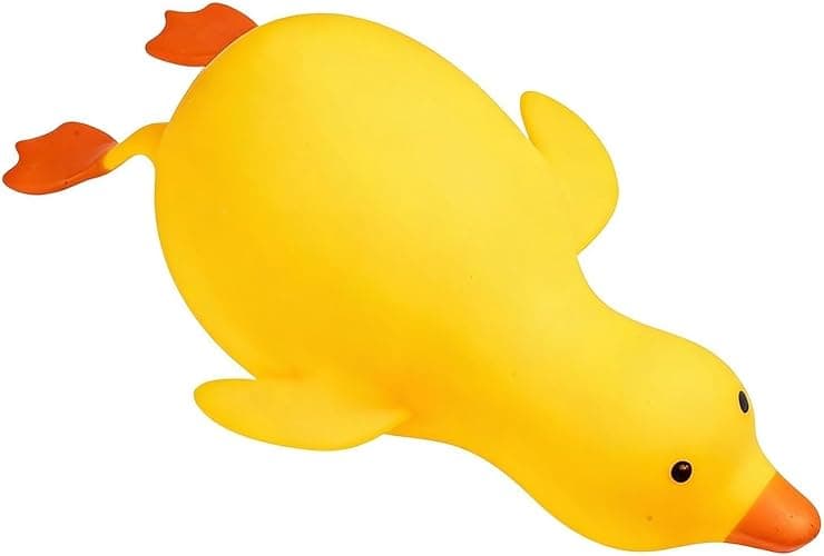Slow Rise Squishys, Cute Duck Squishy Sugar Stress Ball, 5.5 Inch Glitter Duck Squeezes, Squishies Glitter Ducks, Soft Sugar Squishys, Moldable Squishy Fidgets, Portable Fun Gift for Adults - Image 1