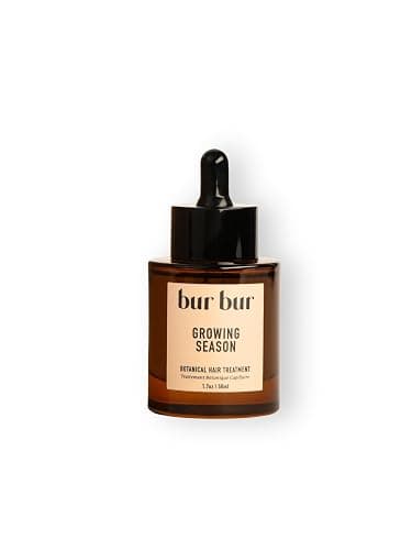 BUR BUR Growing Season Hair Growth And Repair Oil | With Burdock, Nettle Oil and Vitamin C for Visibly Fuller, Stronger and Shinier Hair. - Image 1