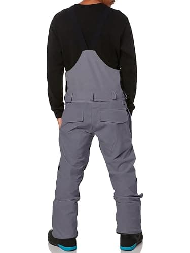 Newffr Men’s Snow Bib Water-Resistant Insulated Waterproof Snow Pants Ski Snowboard Overalls thumbnail 4