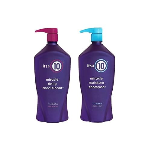 It's A 10 Miracle Moisture Shampoo 33.8 Oz & Daily Conditioner 33.8 Oz Duo. - Image 1