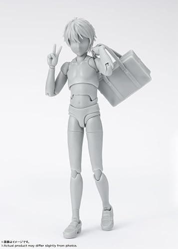 TAMASHII NATIONS - Tamashii - Body-Kun -School Life- Edition DX Set (Gray Color Ver.), Bandai Spirits S.H.Figuarts Action Figure thumbnail 6