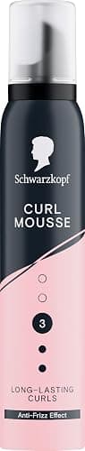 Schwarzkopf Mousse Curl 200 ml, Hold Level 3, Mousse for Curly Girl Method, Long Lasting Curls, Anti-Frizz Effect, Vegan Formula* - Image 1