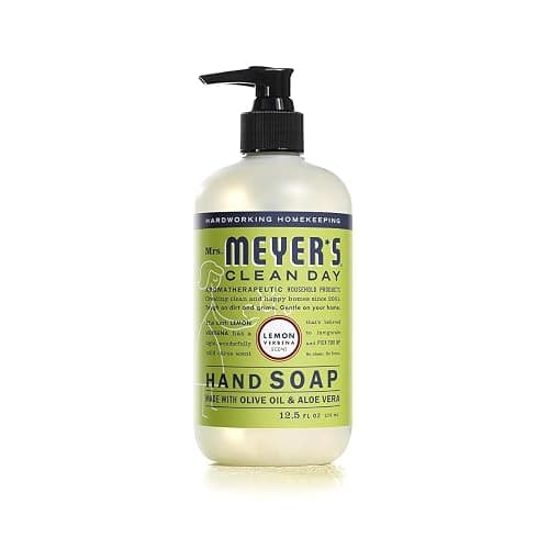Mrs. MEYER'S Clean Day, Room Freshener, Hand Soap, Dish Soap, Multi-Surface Cleaner & Toilet Cleaner, Lemon Verbena, Variety Pack thumbnail 6