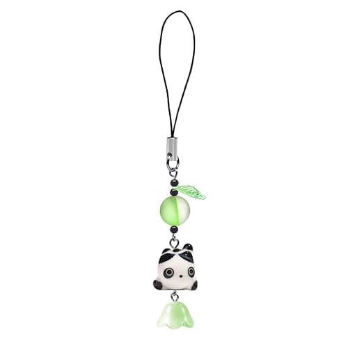 Agromusk Cat Phone Charms,Cute Lucky Kitty Beaded with Flower Phone Strap,Kawaii Y2K Bag Decor Aesthetic Cat Charm Accessories - Image 1