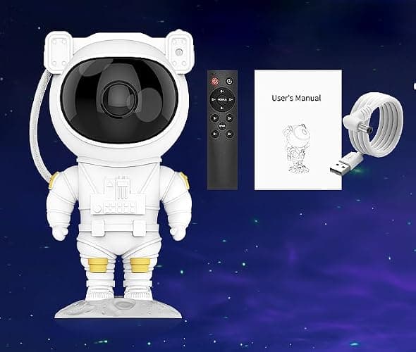Galaxie Sternenhimmel Astronaut Projektor, Led Weltraum Nachthimmel Lichtprojektor Lampe Mit Timer & Fernbedienung, Sternenlicht Für Schlafzimmer Perfekt Geschenk für Kinder und Erwachsene (8086) thumbnail 9