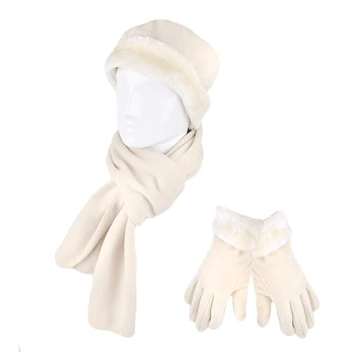 boxed-gifts Women's Warm Fleece Winter - Women's Hat and Glove Set + Hats Gloves Scarves for Women thumbnail 5
