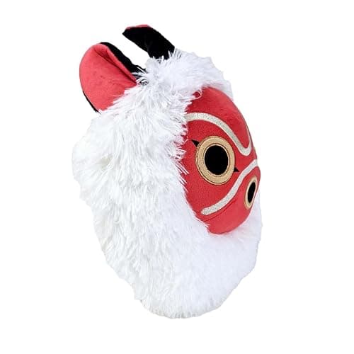 スタジオジブリ Studio Ghibli - Princess Mononoke - 15" Fluffy San Facemask Plush thumbnail 4