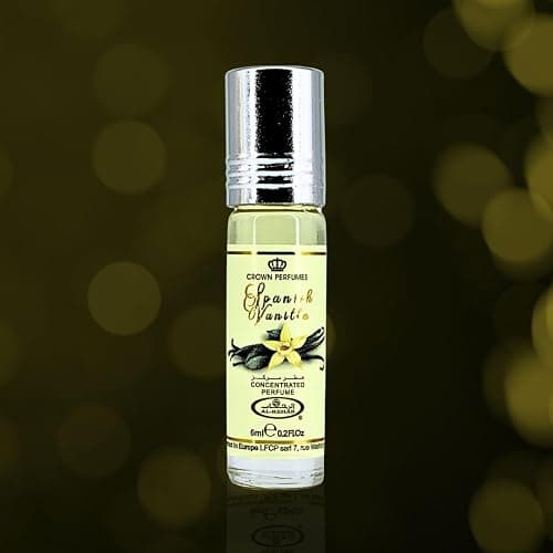 Al-Rehab Spanish Vanilla Perfume Oil 6ML (0.2 Oz) - Arabian Oils For Women - Long Lasting Concentrated Oil - A Luxurious Soft & Sweet Women's Fragrance For An Elegant Touch thumbnail 6