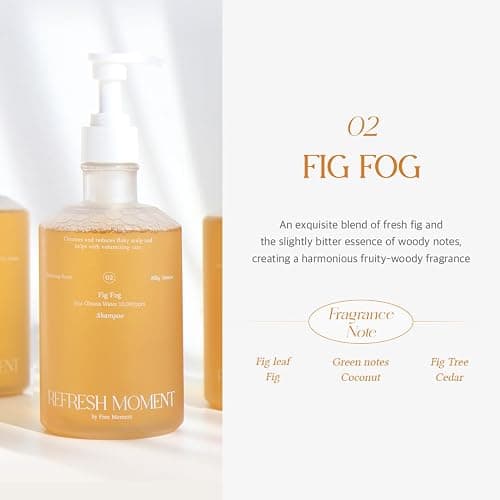 FREEMOMENT - Refresh Moment Perfume Shampoo & Treatment 02 Fig Fog - Deep cleansing, Deep scent, Scalp care thumbnail 2