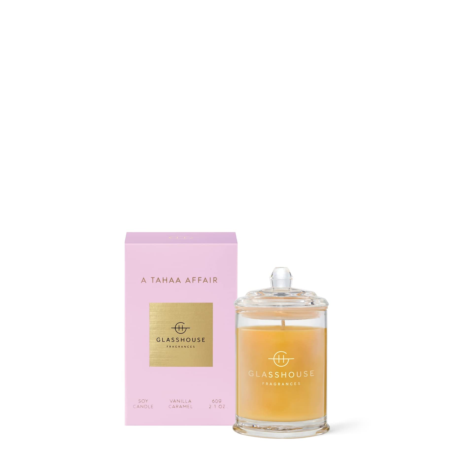 Glasshouse Fragrance A Tahaa Affair Candle, 60 g - Image 1