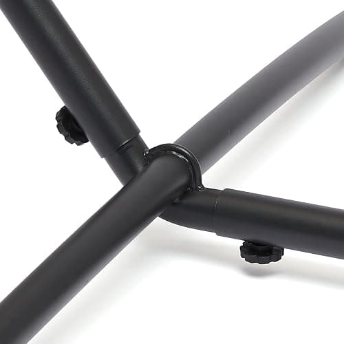 Amazon Basics 2 Person Heavy Duty Portable Sturdy Hammock Stand for Outside, Easy Assembly, Includes Carrying Case, 9 foot, Black thumbnail 3
