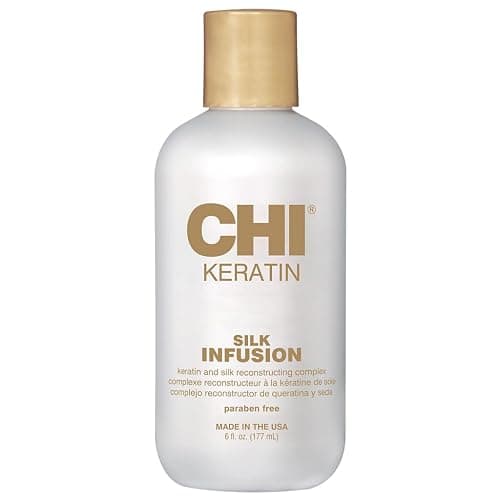CHI Keratin Silk Infusion, Hydrating Hair Serum For Restoring Softness & Shine, Helps Dry, Damaged Hair, Sulfate-free, 6 Oz - Image 1