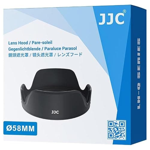 JJC 58mm Tulip Flower Lens Hood Accessories for Canon EOS Rebel T7 T6 T8i T7i T6i T5i SL3 SL2 90D 80D 77D Camera with EF-S 18-55mm Kit Lens, Innovative Reversible Design, Support 58mm Filter/Lens Cap thumbnail 8