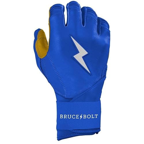 BRUCE BOLT Original Series Long Cuff Batting Gloves - Multiple Colors - Adult & Youth Sizes thumbnail 4