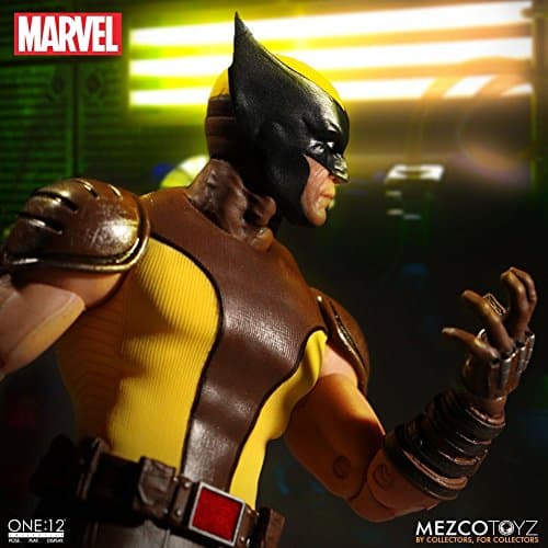 Mezco Toys One: 12 Collective: Marvel Wolverine Action Figure | One-12 Collective 6 Inch Action Figure Marvel Series - Wolverine thumbnail 2