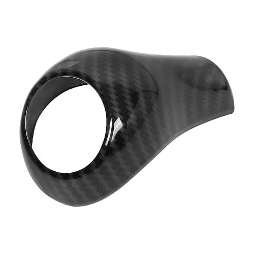 X AUTOHAUX Car Gear Shift Knob Panel Cover Carbon Fiber Pattern Sticker for Mercedes-Benz A/C-Class 2004-2011 thumbnail 5