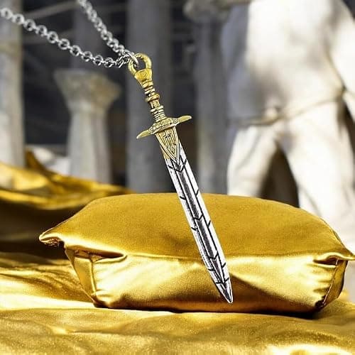 PRINCESS CUTENESS STORE Riptide Sword Sea of Monsters Demigod Olympian Pendant Necklace Annabeth Chase Percy Jackson thumbnail 5