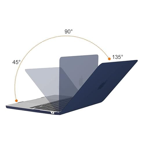 MOSISO Compatible with MacBook Air 13 inch Case 2025 2024 2023 2022 M4 A3240 M3 A3113 M2 A2681, Plastic Hard Shell&Keyboard Cover&Screen Film&Type C for MacBook Air 13.6 inch Case, Navy Blue thumbnail 4