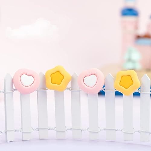 GeekShare Cute Silicone Joy Con Thumb Grip Caps, Joystick Cover Compatible with Switch/OLED/Switch Lite,4PCS - Cream Heart thumbnail 6