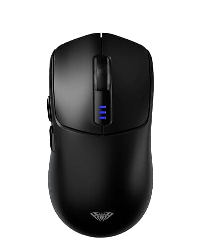 AULA SC580 Wireless Gaming Mouse, Tri-Mode 2.4G/BT5.0/USB-C Gaming Mouse, 12000 DPI Rechargeable Wireless Mouse with 6 Programmable Buttons, Ergonomic Computer Mouse for Laptop/PC/Mac/Tablet - Image 1