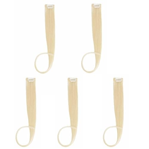 Bleach Blonde Clip in Hair Extensions - Image 1