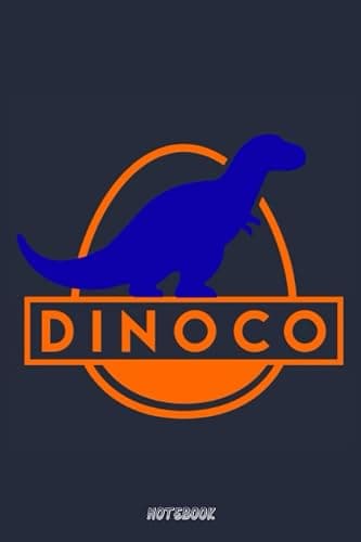Dinoco Notebook: Journal College Ruled Notebook | 120 Pages | 6 x 9 Size | Gift - Image 1