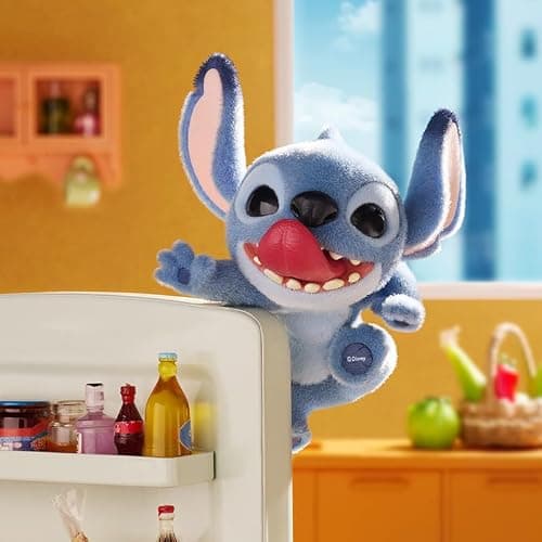 MINISO Disney Stitch Naughty Stitch Series Blind Box Figures, Random Design Collectible Flocked Figures Home Decorations, Holiday Birthday Gifts for Collectors and Fans, Single Box thumbnail 8