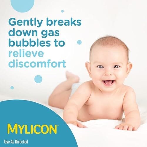 MYLICON Infants Gas Relief Drops for Infants and Babies, Dye Free Formula, 1 Fluid Ounce thumbnail 2