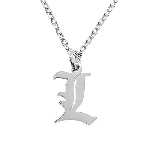 Elefezar Old English Initial Alphabet Letter Necklace - Image 1