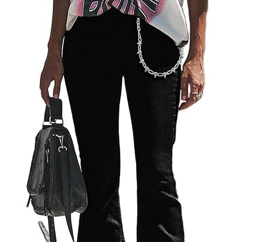 BGTY Vintage Harajuku Punk Cool Pants Jeans Chain Fashion Body Jewelry Accessory for Women Girls Cute Waist Chain - Rivet thumbnail 3