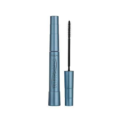 L'Oréal Paris Mascara, Telescopic Original Waterproof Mascara to Achieve Dramatic Lash Length, Smudge-Proof, Long-Wearing Formula for All-Day Wear, Black - Image 1