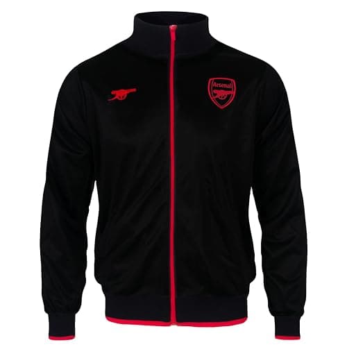 Arsenal FC Mens Jacket Track Top Retro OFFICIAL Football Gift - Image 1