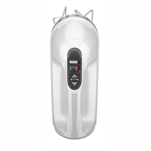 KitchenAid 9-Speed Digital Hand Mixer with Turbo Beater II Accessories and Pro Whisk - White thumbnail 4
