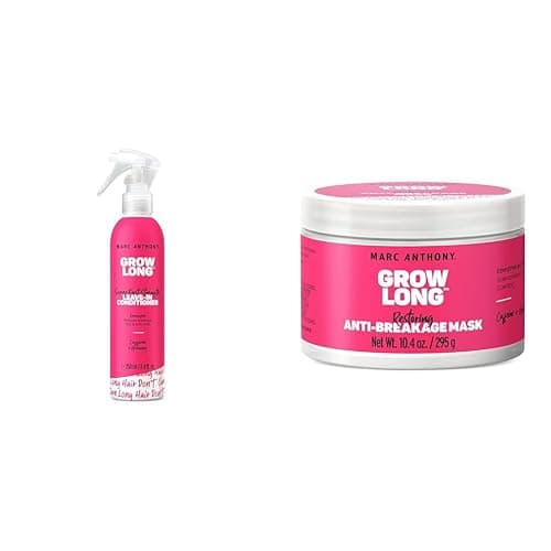 Marc Anthony Leave-In Conditioner Spray & Detangler, Grow Long Biotin & Grow Long Hair Mask, for Dry Damaged Hair, 10 Ounce - Image 1