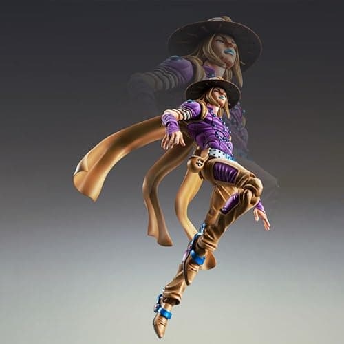 Zhongkaihua JJBA Anime Figures Gyro Zeppeli Super Action Statue Figure Joints Movable and Interchangeable Accessories Models Collectible Desktop Decorations thumbnail 7