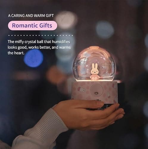 Miffy Crystal Ball Mist Humidifier - Romantic Gift Choice-(White Blue) thumbnail 4