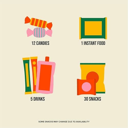 Korean Snack Box 48 Count - Variety of Individually Wrapped Korean Snacks with Chips, Cookies, Ramen and Candy for Kids, Children, College Students, and Adults. Gift Box for K-Food Lovers - Journey of Korea thumbnail 8