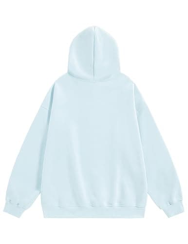 Aelfric Eden Blurring Flower Print Hoodie Womens Oversized Graphic Hoodies Y2K Floarl Solid Pullover Hooded Sweatshirt Unisex thumbnail 2