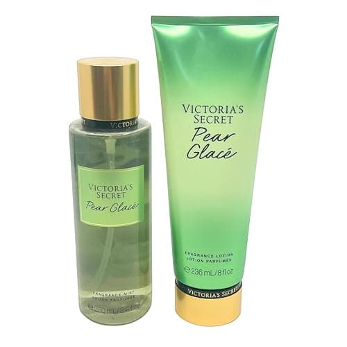 Victoria's Secret Pear Glace Fragrance Mist 8.4oz and Fragrance Lotion 8oz - Set - Image 1