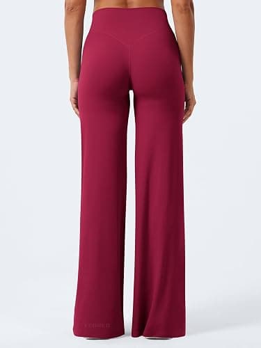 YEOREO Ease Workout Leggings Womens Straight Leggings Eddiy Gym Yoga Pants | 29"/31.5"/33"/35",No Front Seam,High Waist,Buttery,Booty Lifting,Wide Leg thumbnail 4